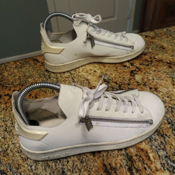 Rare Adidas Y-3 Yohji Yamamoto Stan Zip Sneakers White BB4797 Mens US 5.5 Wm 7.5 main image 12